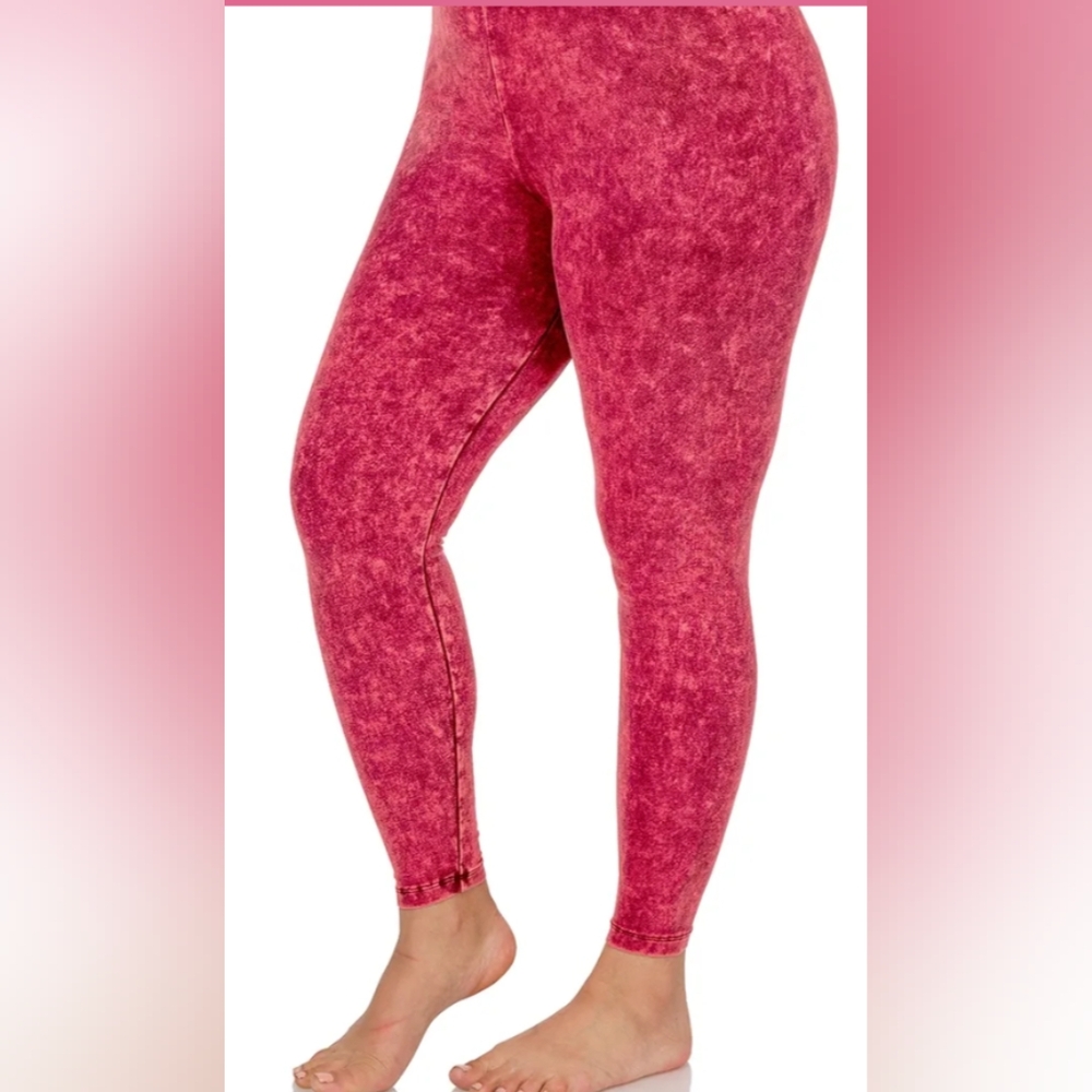 Mineral washed leggings